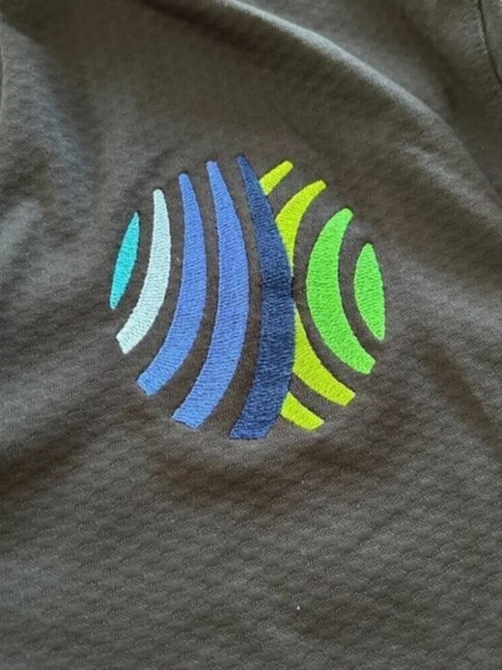 Nike Golf Dri Fit Polo Large Black Athletic Golf Tennis Performance Shirt - Picture 3 of 10